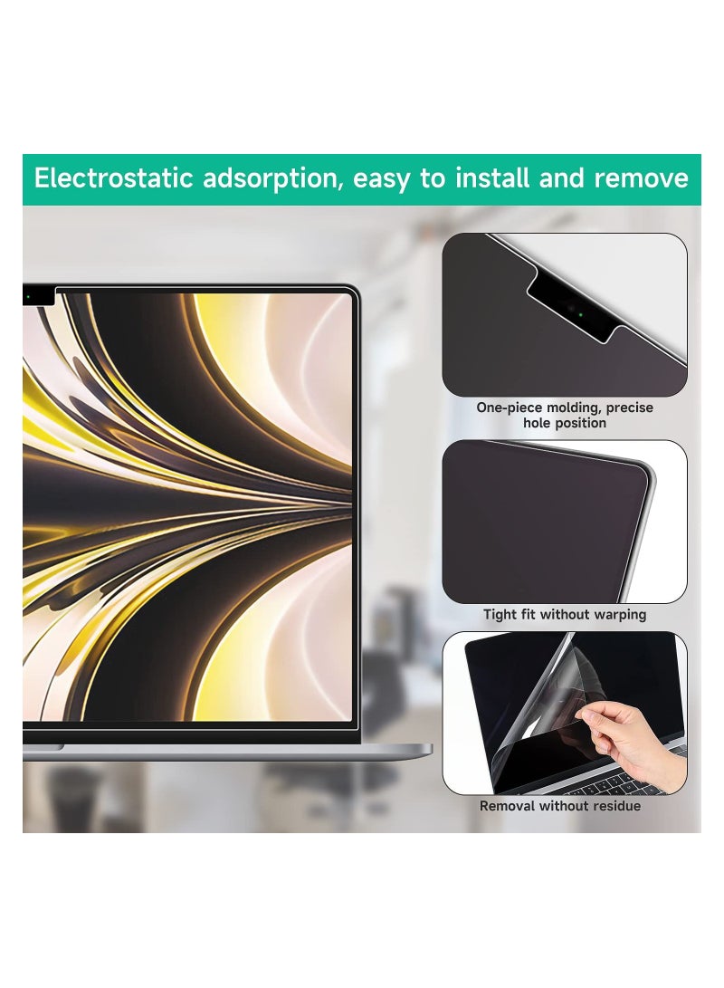 Compatible with 2022 MacBook Air 13.6 inch Screen Protector 2 Pack Eye Protection Anti Glare Film Anti Scratch Matte Laptop Screen Protector for MacBook Air 13.6'' Apple M2 Chip A2681 - Image 5